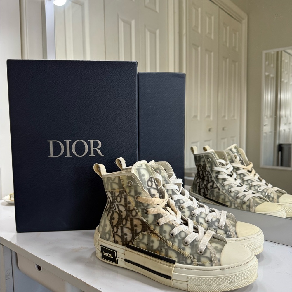 SOLD Used Dior B23 High Sneakers Size 38